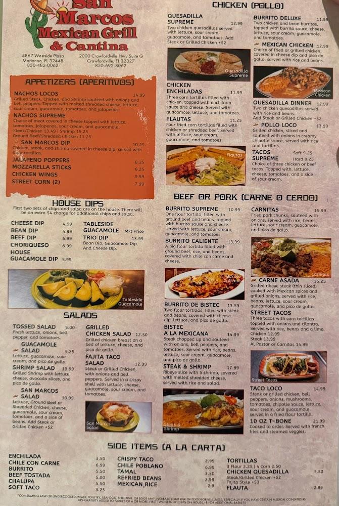 San Marcos Mexican Grill and Cantina 23. Melania's Favorita
