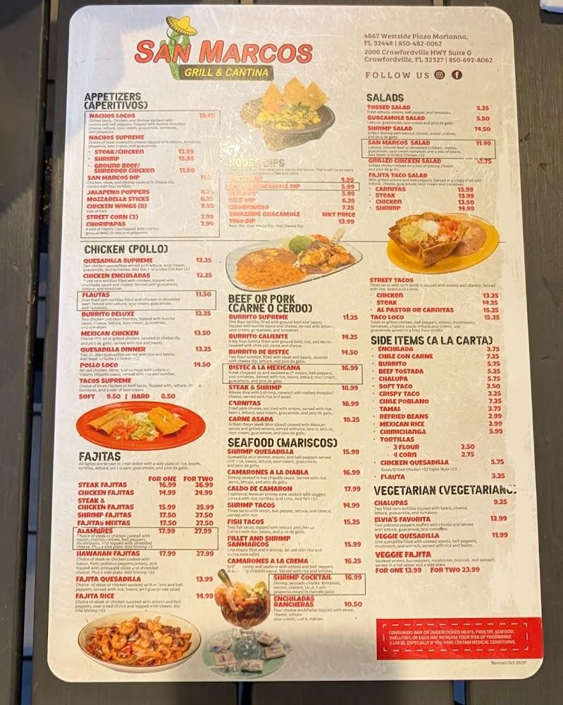 San Marcos Mexican Grill and Cantina Menu image 4